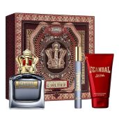 Jean Paul Gaultier Scandal 3-Piece Set for Men: Eau De Toilette, Shower Gel & More - Perfect Gift!