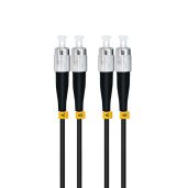 Jeirdus 30Meters 100FT FC to FC 10G OM3 Outdoor Armored Duplex 50/125 Fiber Optic Cable Jumper Optical Patch Cord 30M Multimode FC-FC