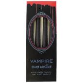 Jones Home Gift Spooky Black Vampire Tears Candles Pack of 4 Unique Creepy Ambience Enhancer Perfect for Halloween Decor