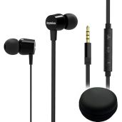 Joymiso Tangle-Free Earbuds for Kids & Women - Comfortable Wired Earphones with Microphone & Volume Control for Small Ears