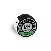 KAMUI Snooker Black Laminated Billiard Cue Tip Medium Hard 11mm 1pc for Enhanced Performance