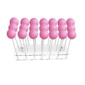21-Hole Clear Acrylic Cake Pop Stand for Weddings, Baby Showers & Parties - Perfect Lollipop Holder for Any Celebration!