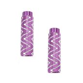 "Buy KOOBOOK 2Pcs Aluminum Bike Pedals & Stunt Pegs - 28mm Diameter, Fits 3/8" Axles, Purple BMX Accessories"