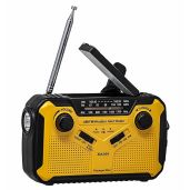 Buy Kaito Voyager ECO KA369 Emergency Radio: Solar, Crank, NOAA Alert, LED Flashlight & USB Charger - Perfect for Outdoor Safety!