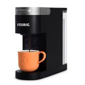 Keurig K-Slim Single Serve Coffee Maker with Multistream Technology and 3 Brew Sizes in Sleek Black Design with 46oz Reservoir