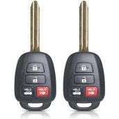 MechanMagic Key Fob Remote Replacement Fits for Toyota Corolla 2014-2019 Camry 2014-2017 Tacoma 2016-2018 HYQ12BDM Keyless Entry Remote Control