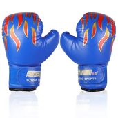 Kids Boxing Gloves for Ages 3-12 Youth Sparring Punching Training Gloves in Blue and Pink Children's Sports Equipment
