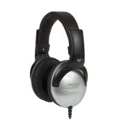 Buy Koss UR29 Collapsible Portable Headphones - Stylish Black & Silver Design
