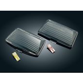 Upgrade Your Harley: Kuryakyn 4823 Rear Fender Tip Lens Kit with Red LED for 1986-2017 Models