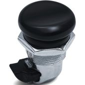 Upgrade Your Ride: Kuryakyn Gloss Black Push Button Fuel Door Latch for Easy Access