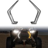 Upgrade Your Polaris RZR XP with SAUTVS LED Turn Signal & Accent Fang Lights (2019-2023) - Replace #2884053, 2884871