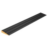 LIEKUMM 1 Inch x 35.4 Inch Lightweight Aluminum Threshold Ramp for Doorways and Steps 1700LBS Capacity Non Slip Mobility Assistance Black