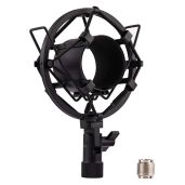 LYRCRO Microphone Shock Mount: Anti-Vibration Holder for 44mm-49mm Condenser Mics like MXL V67G, V69M, V87 & More