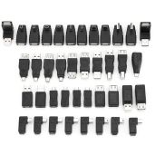40PCS Lazmin USB Adapter Kit - Versatile USB2.0 Connectors Compatible with USB1.1/1.0 for Easy Connectivity