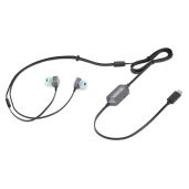 Lenovo Legion RGB Gaming In-Ear Headphones USB-C E510 with 7.1 Surround Sound Hi-Res Audio and In-Line Controller for PC Tablet Phone