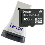Buy Lexar 32GB High-Speed MicroSDHC Card with Reader - Fast Storage Solution