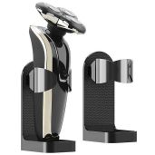 Linkidea Adjustable Electric Shaver Holder - 2 Pack Self-Adhesive Razor Stand for Philips Series 7 & 9 - Shower Storage Solution
