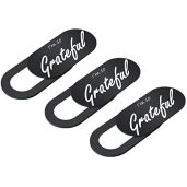 Love from Pangaea Webcam Cover 3 Pack Ultra Thin Slide for Laptop Monitor Mobile Computer Black Positive Affirmations