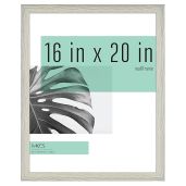 16x20 Gray Woodgrain Poster Frame - Vertical & Horizontal Wall Hanging for Photos & Art Prints | MCS Studio Gallery