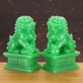 MDLUU Fu Foo Dogs: Feng Shui Guardian Lions for Office, Home & Store Opening Gifts