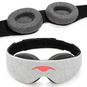 Ultimate Manta Sleep Mask: 100% Light Blocking, Adjustable & Comfortable for Deep Sleep, Travel & Shift Work