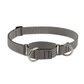 Lupine ECO Collection Martingale Large Dog Collar 1 Inch Wide Granite Adjustable 19 to 27 Inches