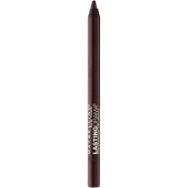 Maybelline Eyestudio Lasting Drama Waterproof Matte Gel Pencil Eyeliner in Glazed Toffee - Long-Lasting Brown Makeup