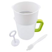 Versatile Food Strainer: BPA-Free Nut Milk Bag Replacement & Yogurt Strainer for Juice, Tea & More