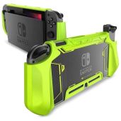 Shop Mumba Blade Series Dockable Case for Nintendo Switch - Green TPU Grip Cover for Switch & Joy-Con Protection