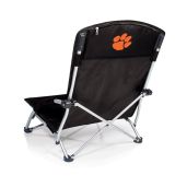 Shop NCAA Clemson Tigers Low Beach Chair with Carry Bag - Perfect for Adults & Lawn Use!