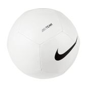 NIKE DH9796-100 Pitch Team Soccer Ball - Unisex Adult Size 3, White/Black for Recreational Play