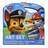 Nickelodeon Paw Patrol 40pc Art Supplies & Coloring Books Set for Boys Ages 3+ - Perfect Travel Tote!