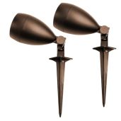 "OSD 3" Landscape In-Ground 60W Speakers - Weather Resistant Bronze Pair for Outdoor Audio"