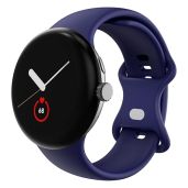 OVERSTEP Bands Compatible with Google Pixel Watch 4 3 Band 41mm Pixel Watch 2 Band Google Pixel Watch Band - Metal Buckle - Soft Silicone Replacement