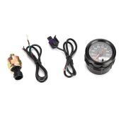Oil Pressure Gauge 2inch 52mm Car Oil Pressure Meter with 7 Colors Digital LED Display and Sensor