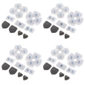 Onyehn Silicone Conductive Rubber Pad Keypads Set for Sony PS4 Controller Dualshock 4 Buttons Repair Replacement Parts