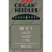 Buy Organ DB X 1 Industrial Needles 16X257 Size 80/12 (10pk) - High-Quality Sewing Needles for Professionals