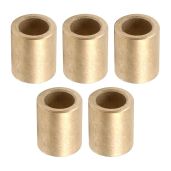 Othmro 8mm Bore 12mm OD 15mm Length Self Lubricating Sintered Bronze Bearing Sleeve 6PCS