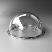 OwlCat 4-Inch CCTV Replacement Acrylic Cover for Indoor/Outdoor Security Cameras - Durable Transparent Dome Protector