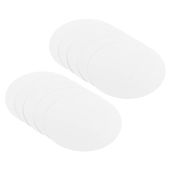 PATIKIL 3-inch Round Cardboard Paper, 50 Pcs Blank Disc Circles Slices for Party Decorations DIY Craft Arts Drawing Painting Writing, White