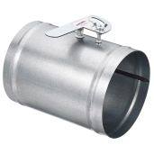 PATIKIL 6" HVAC Duct Manual Volume Damper, Metal Adjustment Airflow Ducting Backdraft Damper Control for Air Ventilation System