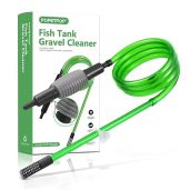POPETPOP Aquarium Fish Tank Vacuum Siphon Kit: Easy Water Change & Sand Cleaning Solution