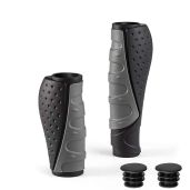 PRUNUS Ergonomic Rubber Bike Handlebar Grips Antislip for MTB Mountain BMX 90MM 130MM