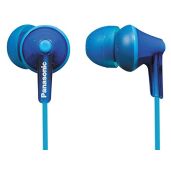 Panasonic RP-HJE125-A Wired Earphones in Blue - High-Quality Sound & Comfort
