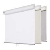 Persilux Custom Cut 100% Blackout Roller Shades Cordless Window Blinds 27x72 White UV Protection Energy Saving for Home Office Living Room Bedroom