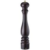 Peugeot Paris Manual Pepper Mill - Adjustable Beechwood Grinder in Chocolate Finish
