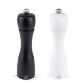 Peugeot Tahiti 8-Inch Black Pepper & White Salt Mill Set - Stylish & Durable Kitchen Essential