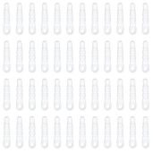 100 Pcs Cell Phone Dust Plug Charms - Transparent 3.5mm Headphone Covers & Protectors