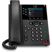 Polycom VVX 350 Business Sixline Mid Range IP Desk Phone with Color Display for Enhanced Communication