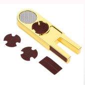 3-in-1 Billiard Cue Tip Tool: Trimmer, Scuffer & Burnisher for Perfect Pool Cue Tips